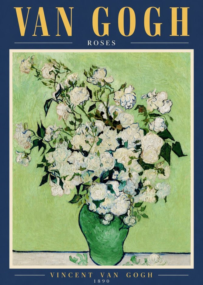 Van Gogh Roses I No5 - Plakát