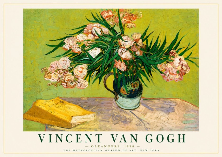 Van Gogh Oleanders No1 - Plakát