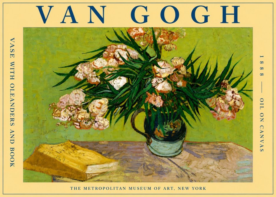 Van Gogh Oleanders No6 - Plakát