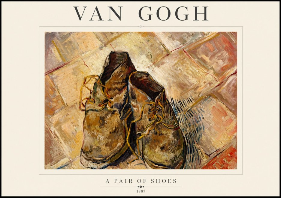 Van Gogh A Pair of Shoes No1 - Plakát