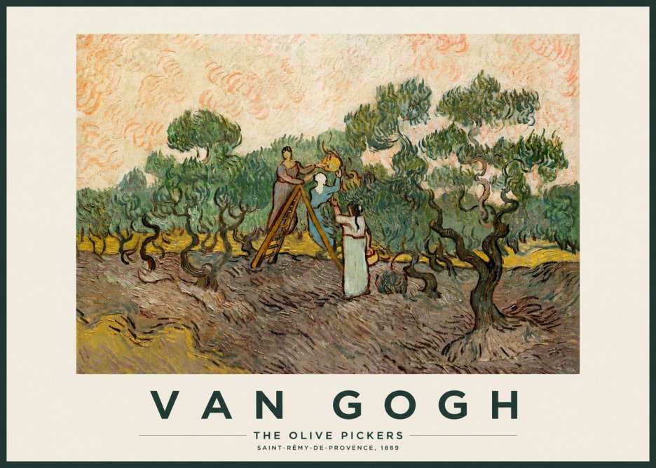 Van Gogh The Olive Pickers I No2 - Plakát