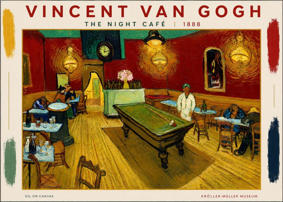 Van Gogh The Night Café II No4 - Plakát
