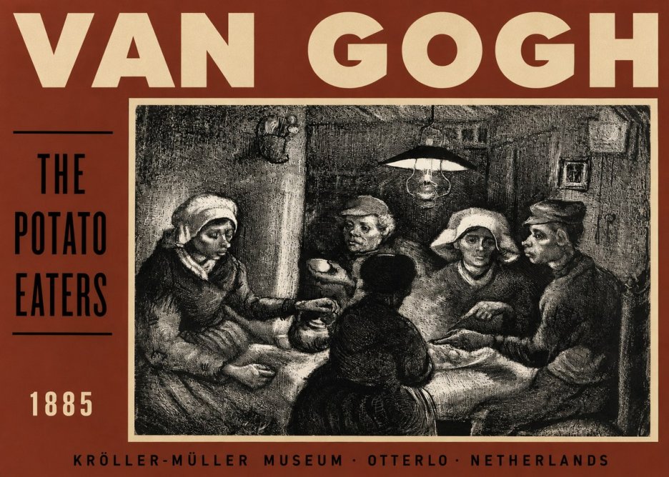Van Gogh The Potato Eaters I No3 - Plakát