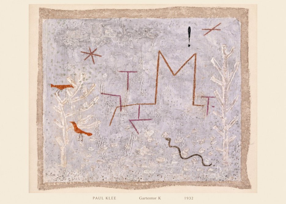 Paul Klee Gartentor K No5 - Plakát