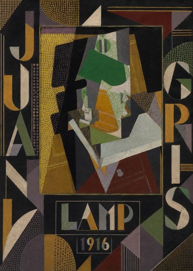 Juan Gris Lamp No5 - Plakát