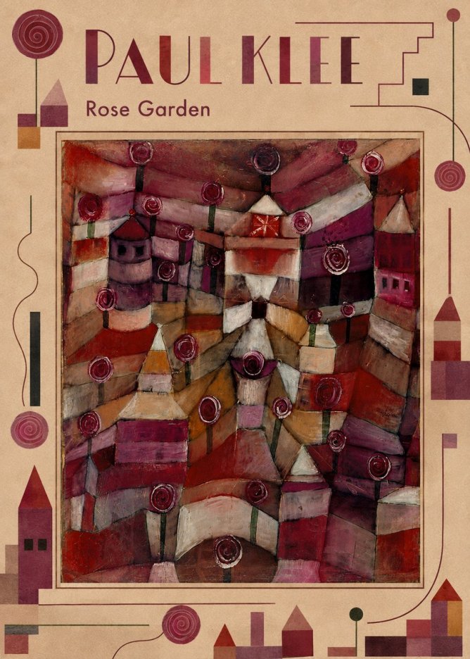 Paul Klee Rose Garden No4 - Plakát