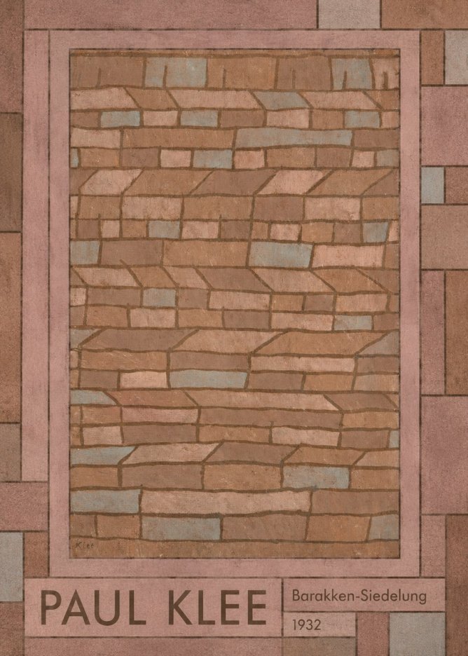 Paul Klee Barakken-siedelung No1 - Plakát