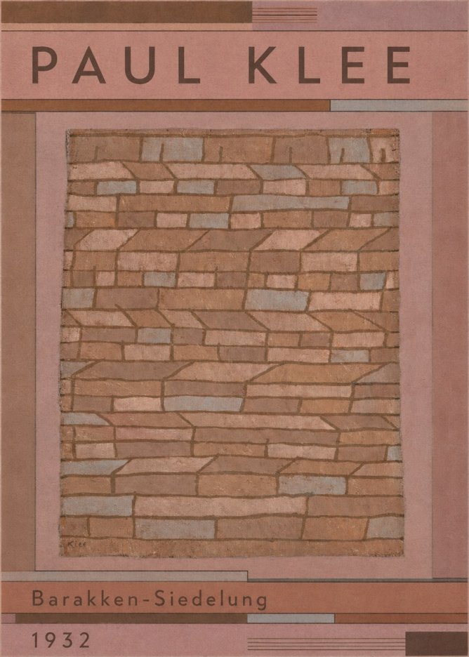 Paul Klee Barakken-siedelung No3 - Plakát