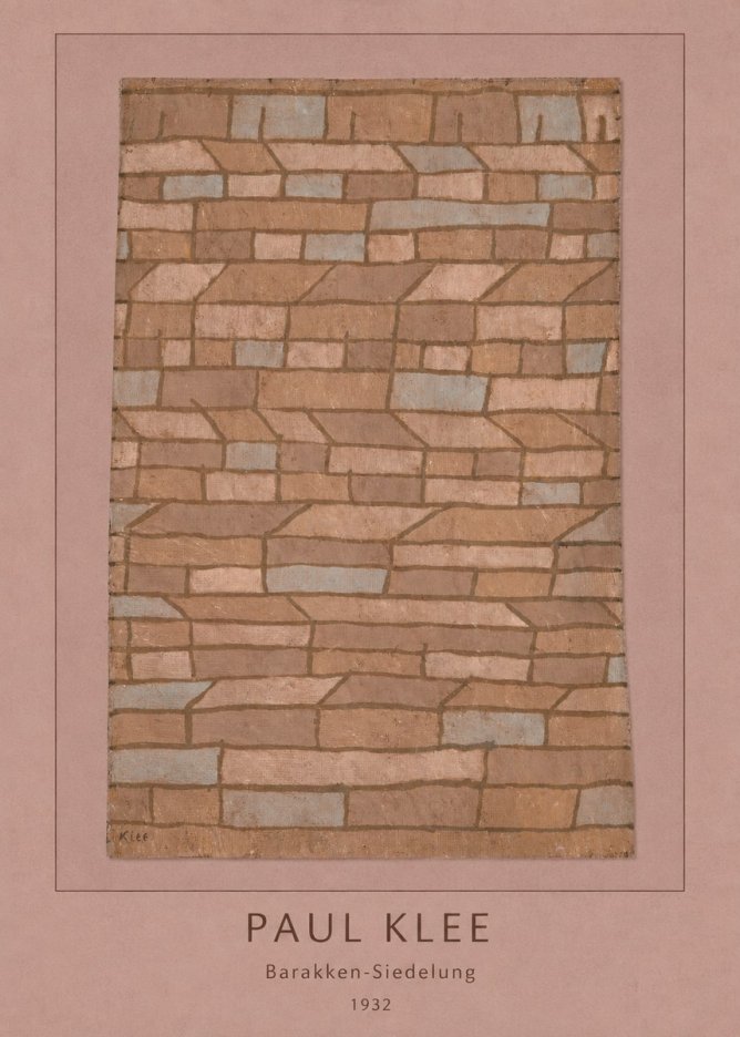 Paul Klee Barakken-siedelung No4 - Plakát
