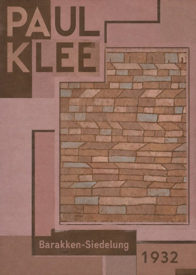 Paul Klee Barakken-siedelung No5 - Plakát