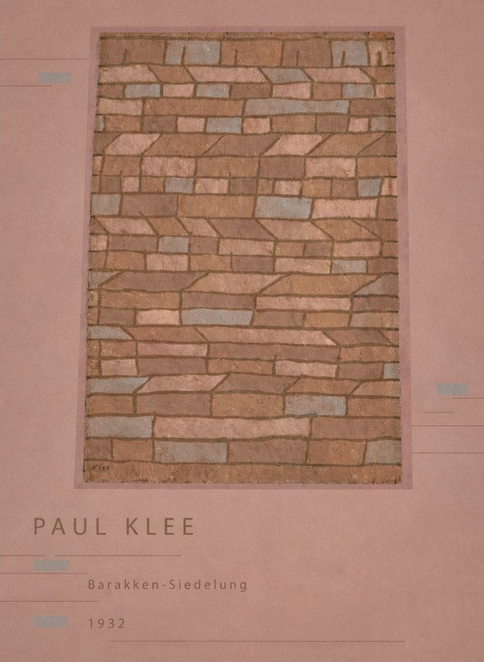 Paul Klee Barakken-siedelung No6 - Plakát