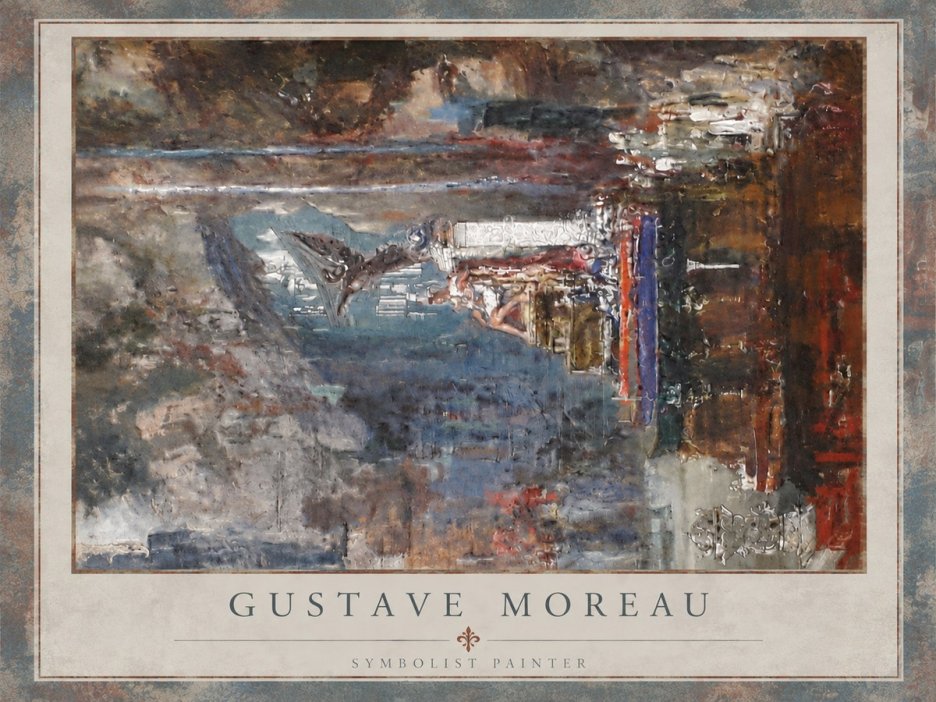 Gustave Moreau Visionary Composition No3 - Plakát