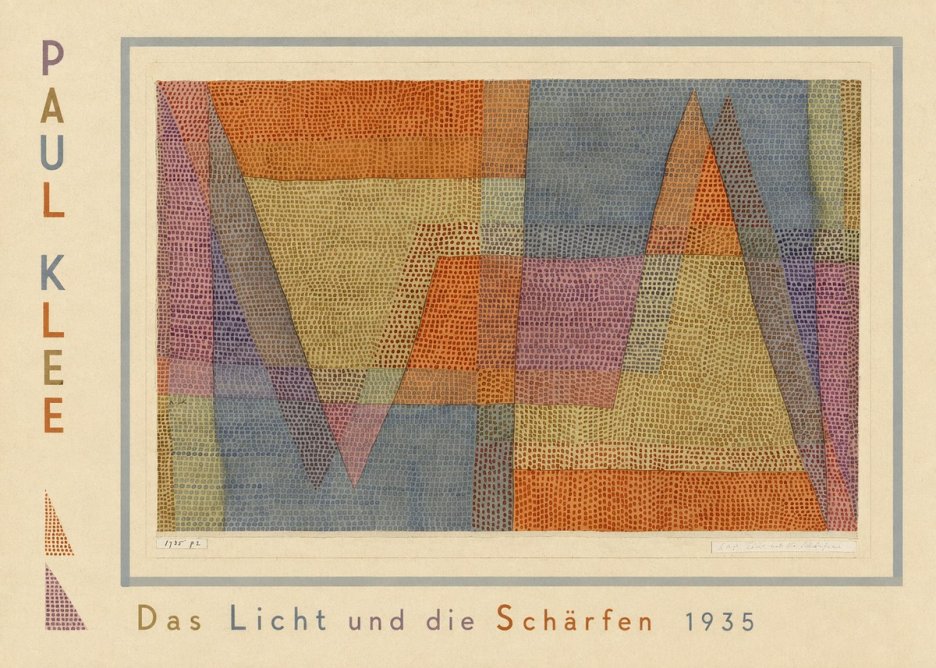 Paul Klee Das Licht Und Die Schärfen No2 - Plakát