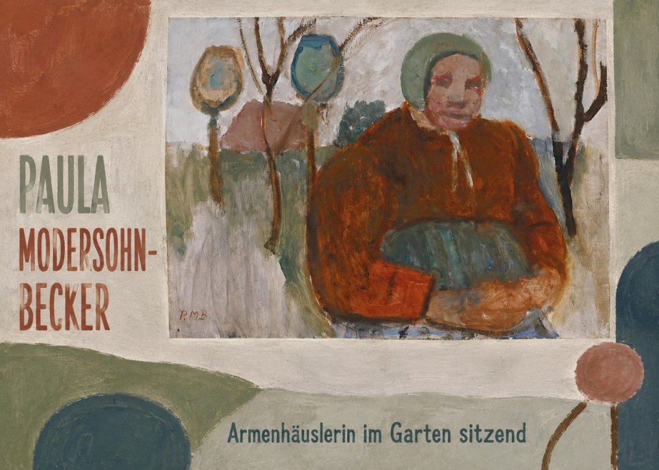 Paula Modersohn-Becker Armenhäuslerin Im Garten Sitzend No2 - Plakát