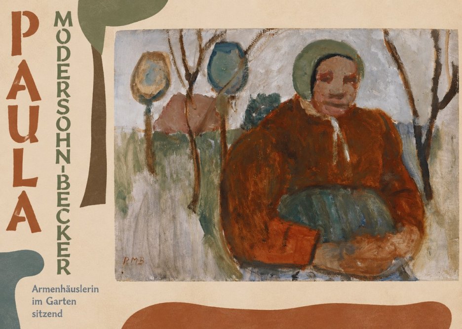 Paula Modersohn-Becker Armenhäuslerin Im Garten Sitzend No6 - Plakát