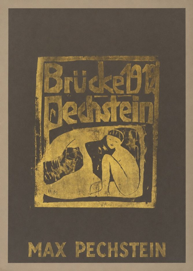 Max Pechstein Brücke 1912 Pechstein No1 - Plakát