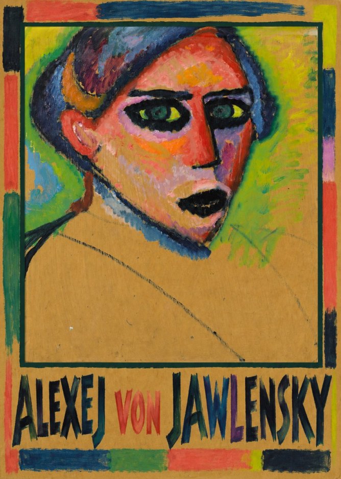 Alexej von Jawlensky Expressionist Head No1 - Plakát
