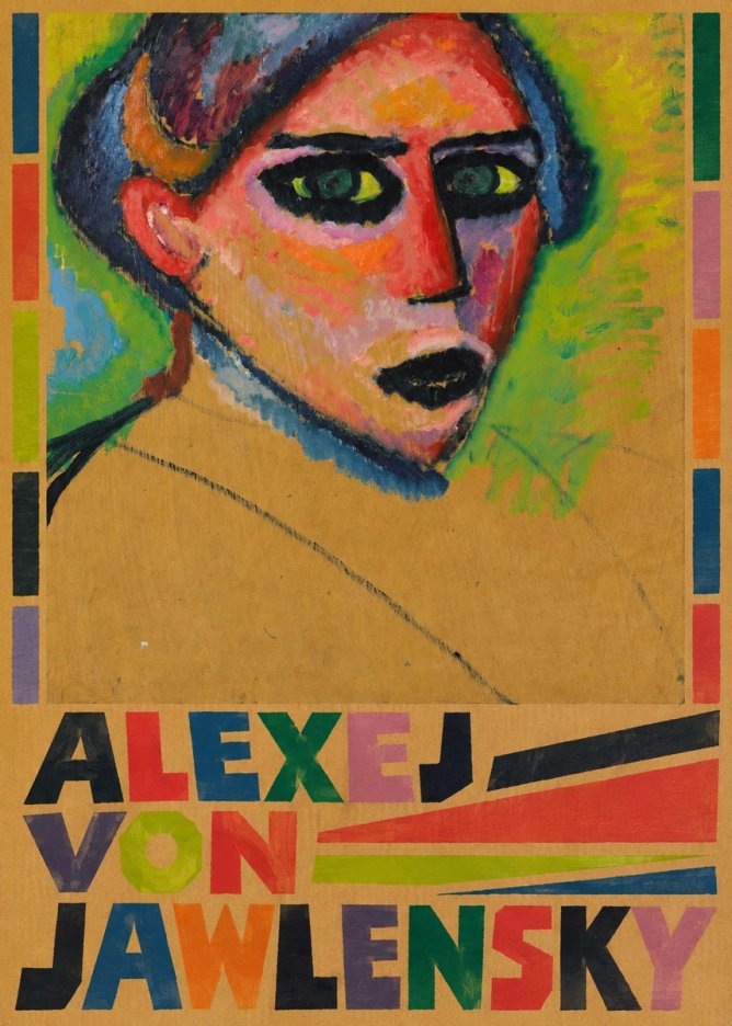 Alexej von Jawlensky Expressionist Head No4 - Plakát