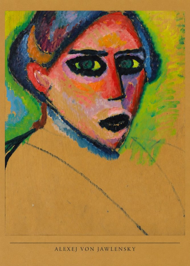 Alexej von Jawlensky Expressionist Head No6 - Plakát