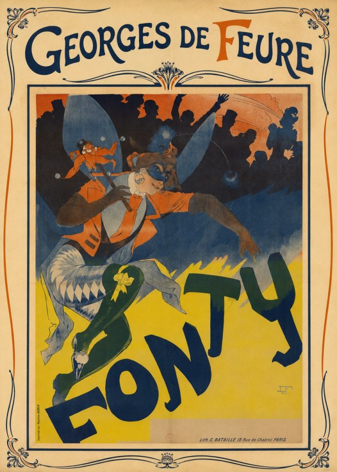 Georges de Feure Gonty No1 - Plakát