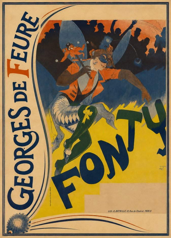 Georges de Feure Gonty No4 - Plakát