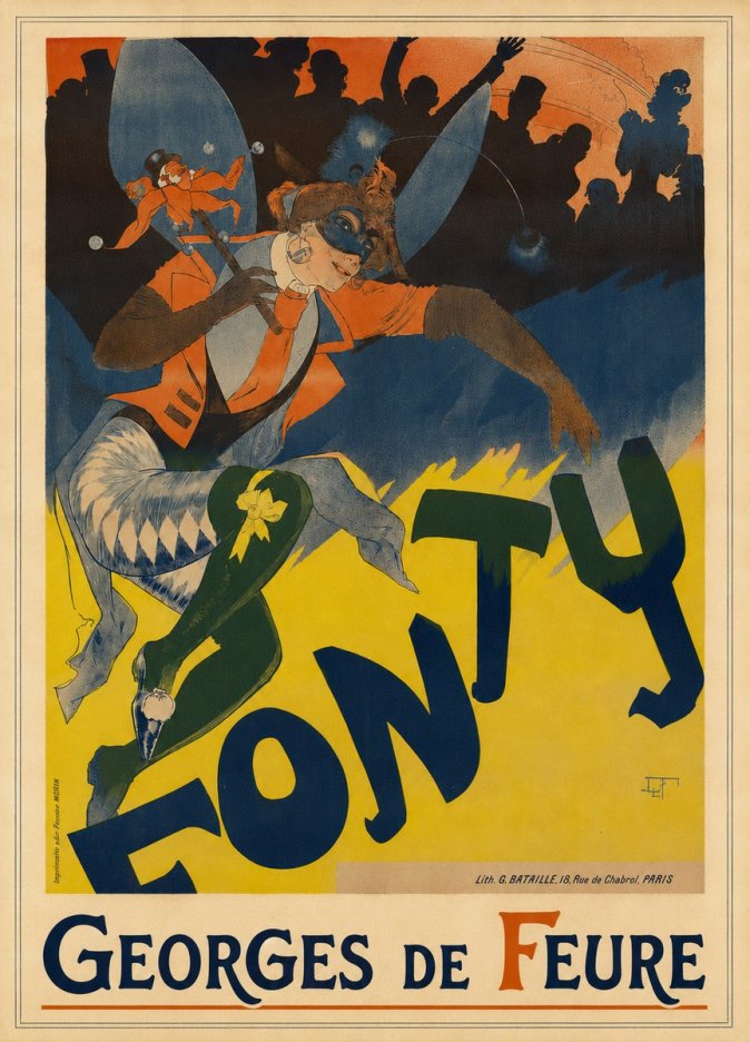 Georges de Feure Gonty No5 - Plakát