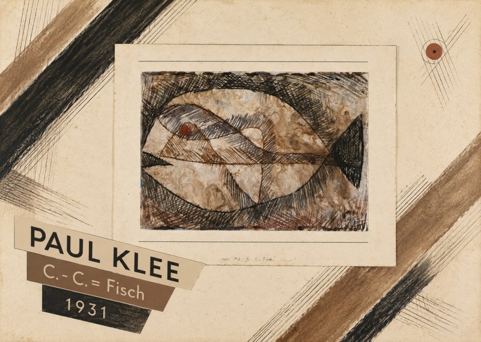 Paul Klee C. - C. = Fisch No4 - Plakát