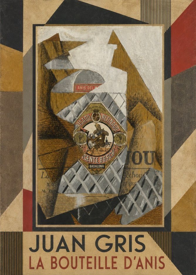 Juan Gris La Bouteille D'anis No1 - Plakát