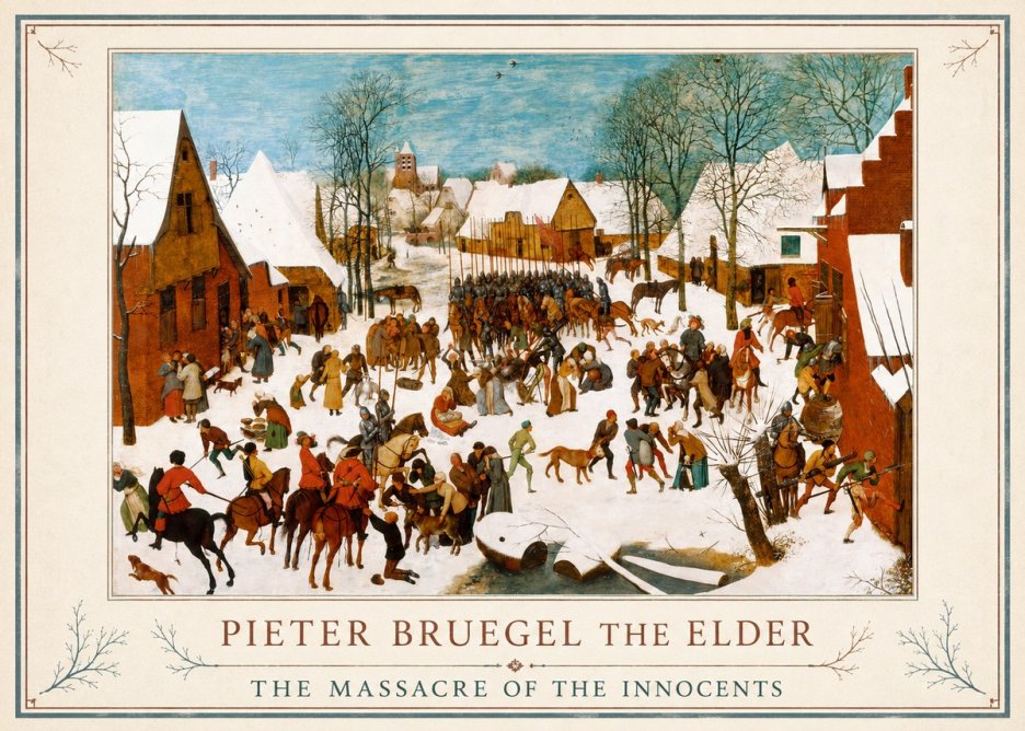Pieter Bruegel The Massacre of the Innocents No1 - Plakát