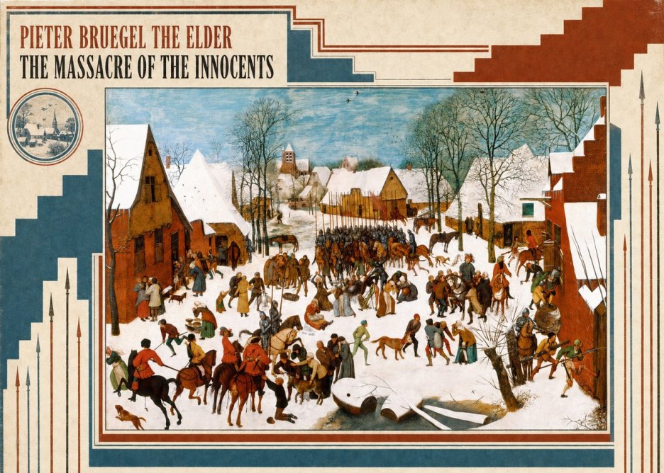 Pieter Bruegel The Massacre of the Innocents No4 - Plakát