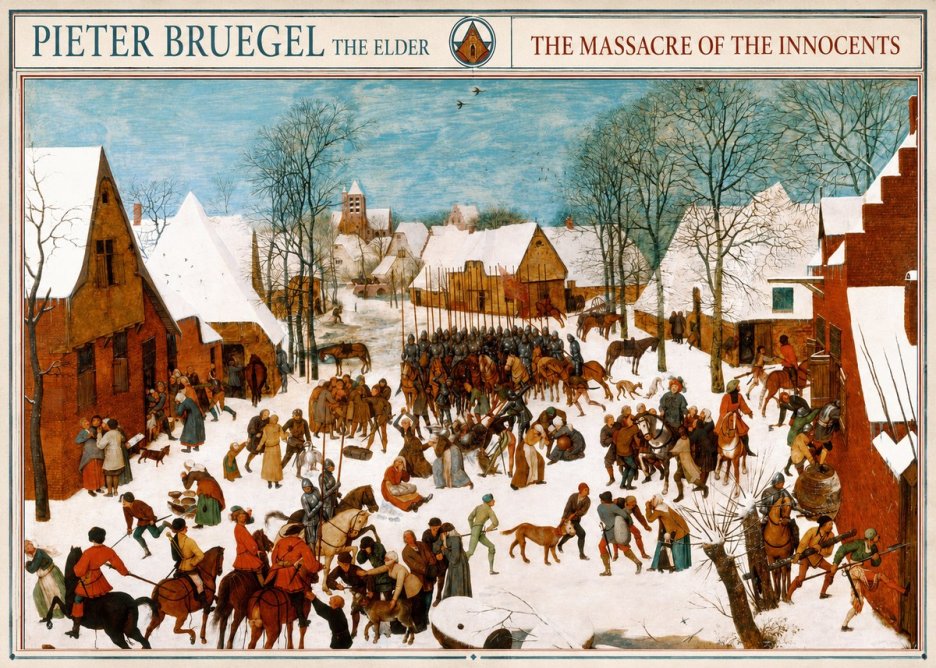 Pieter Bruegel The Massacre of the Innocents No6 - Plakát