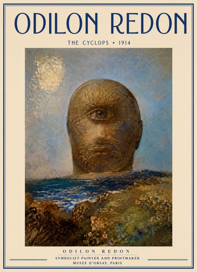 Odilon Redon The Cyclops I No3 - Plakát