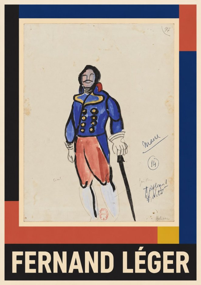 Fernand Léger Maire No1 - Plakát