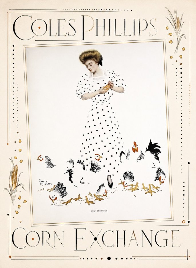 Coles Phillips Corn Exchange No5 - Plakát