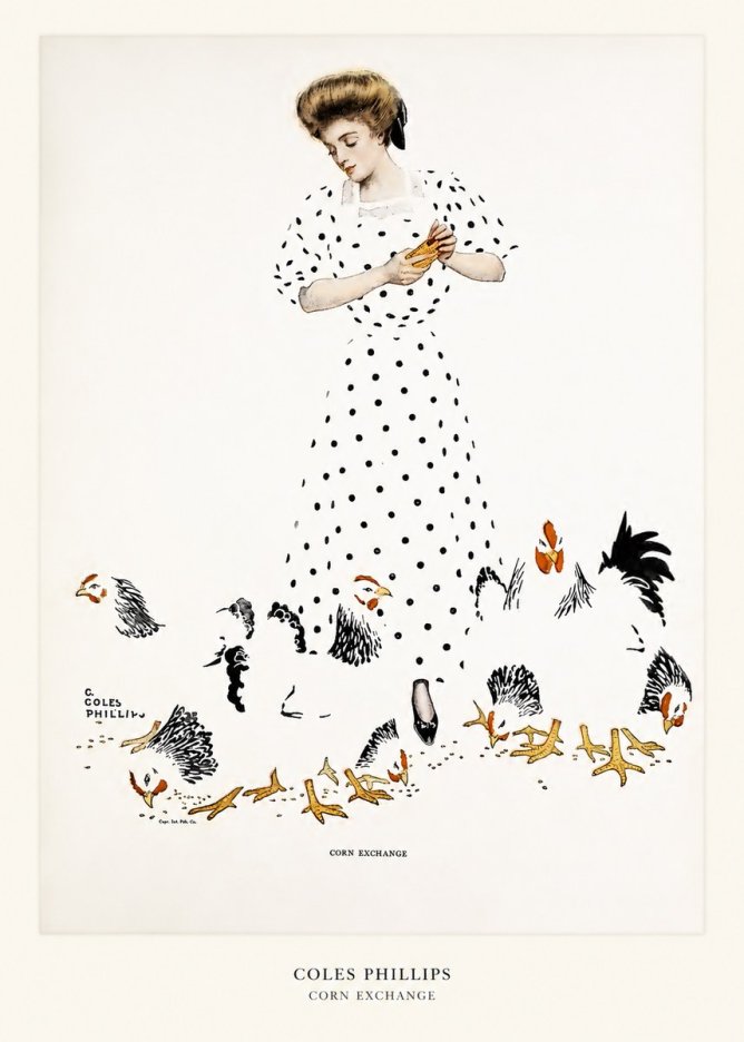 Coles Phillips Corn Exchange No6 - Plakát