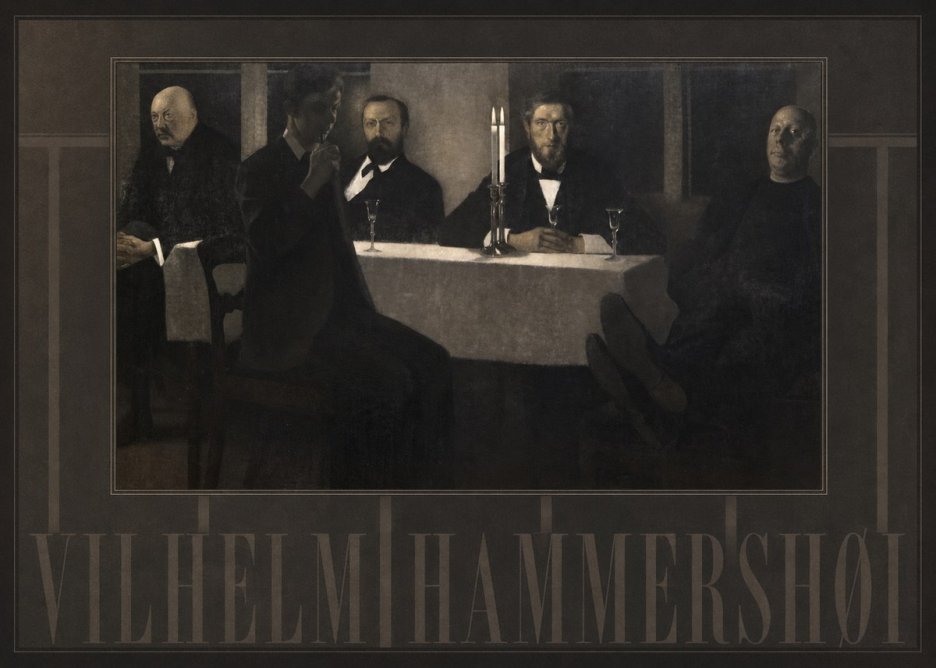 Vilhelm Hammershøi Five Portraits II No4 - Plakát