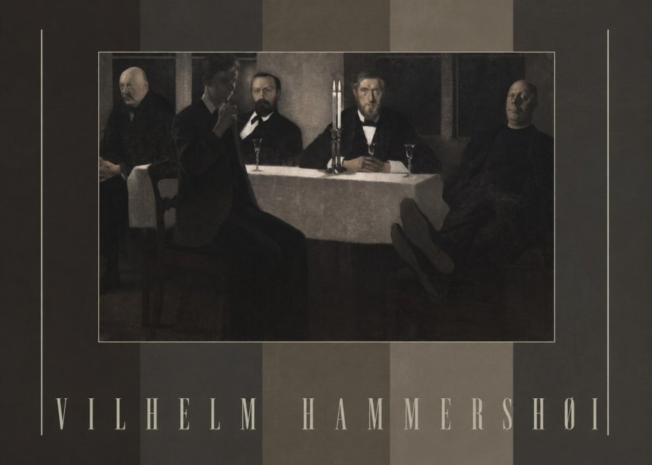 Vilhelm Hammershøi Five Portraits II No5 - Plakát