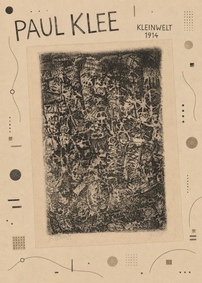 Paul Klee Kleinwelt No2 - Plakát