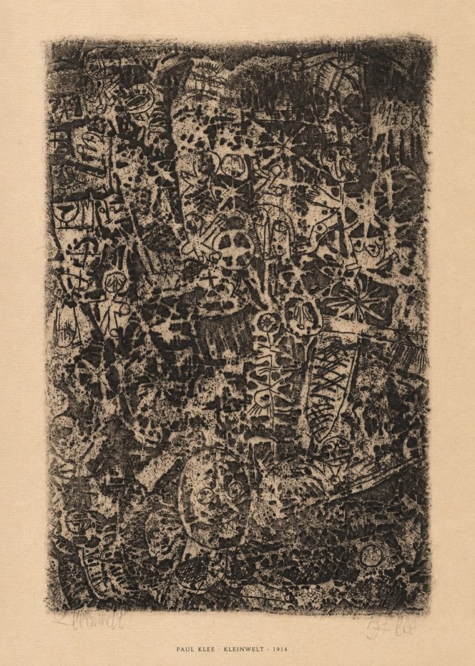 Paul Klee Kleinwelt No5 - Plakát