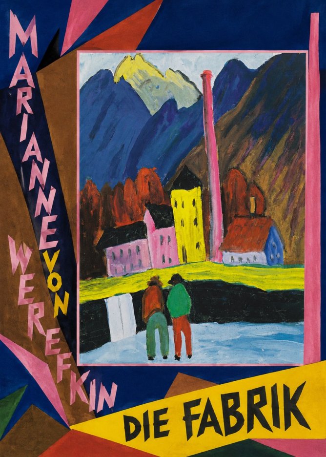 Marianne von Werefkin Die Fabrik No4 - Plakát
