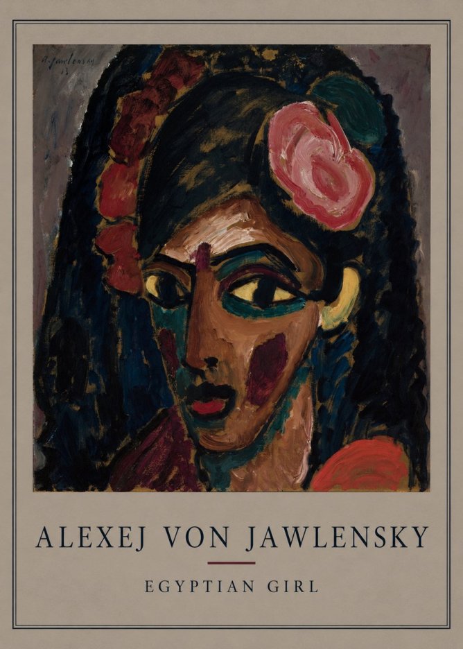 Alexej von Jawlensky Egyptian Girl No4 - Plakát