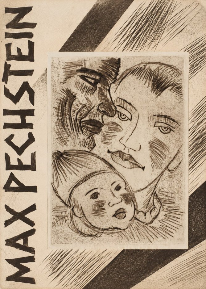 Max Pechstein Fischerfamilie No4 - Plakát