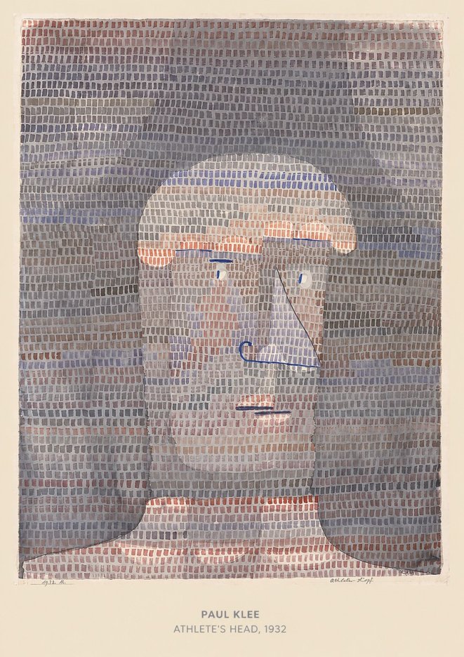 Paul Klee Athlete's Head No4 - Plakát