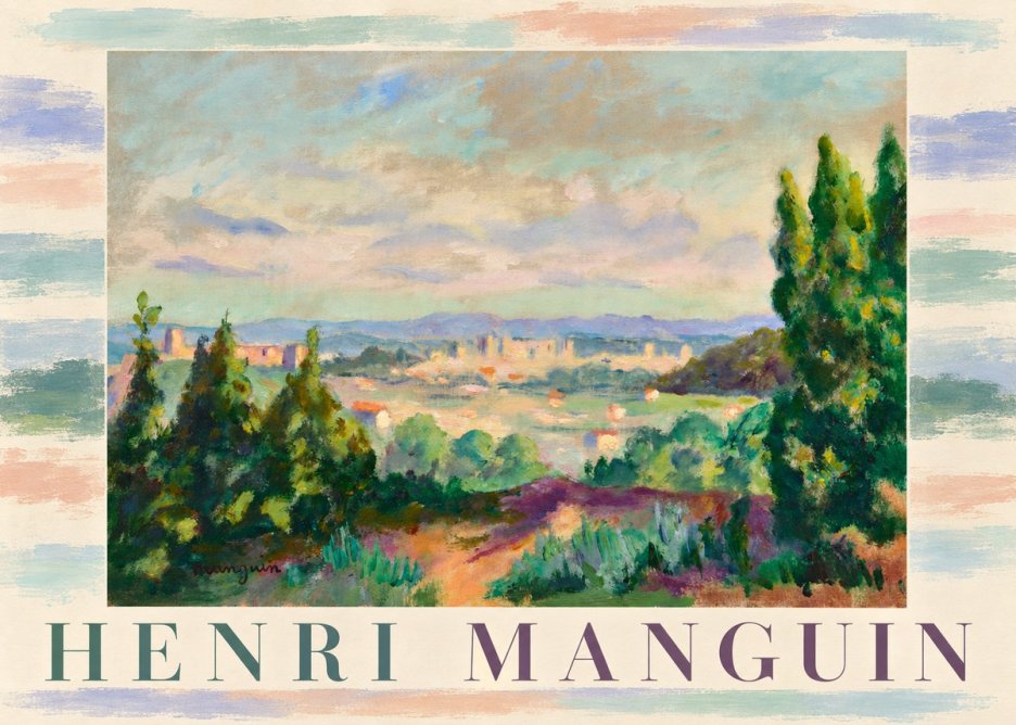 Henri Manguin Mediterranean City View No3 - Plakát