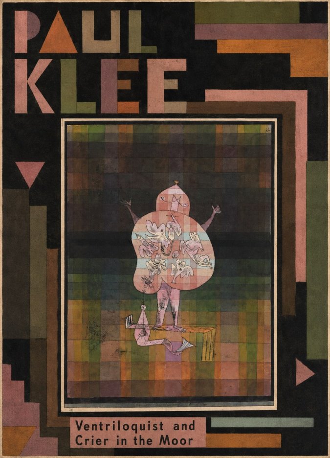 Paul Klee Ventriloquist and Crier in the Moor No5 - Plakát