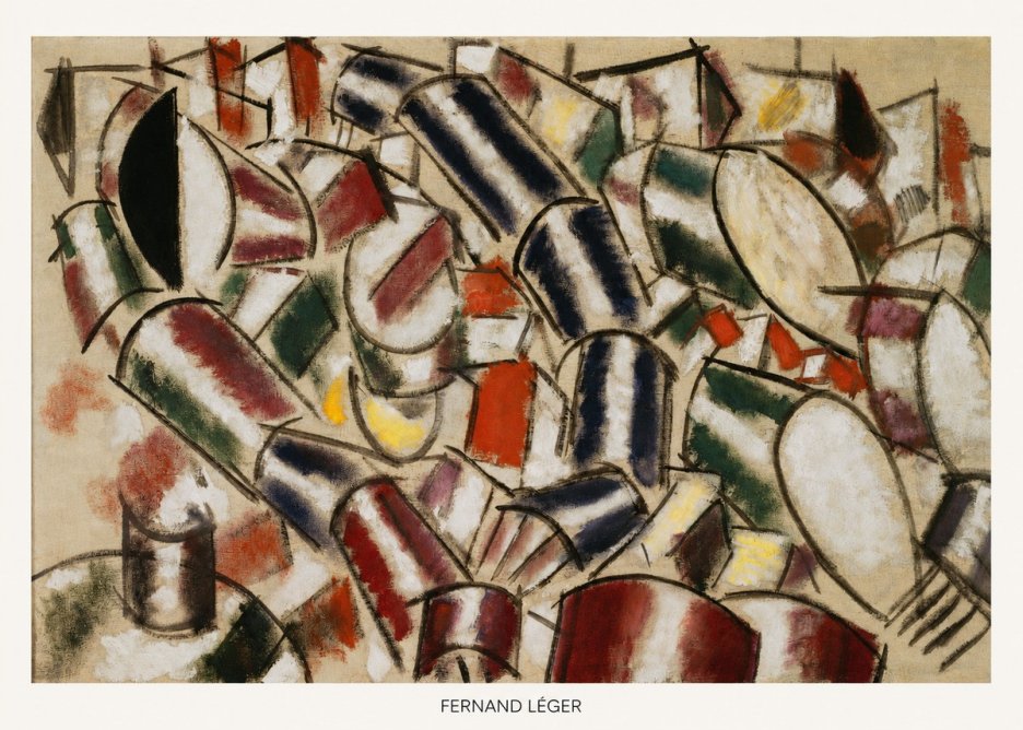 Fernand Léger Contraste De Formes No6 - Plakát