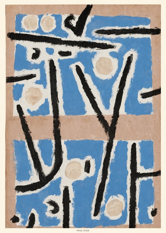 Paul Klee Abstract Geometric Composition No6 - Plakát