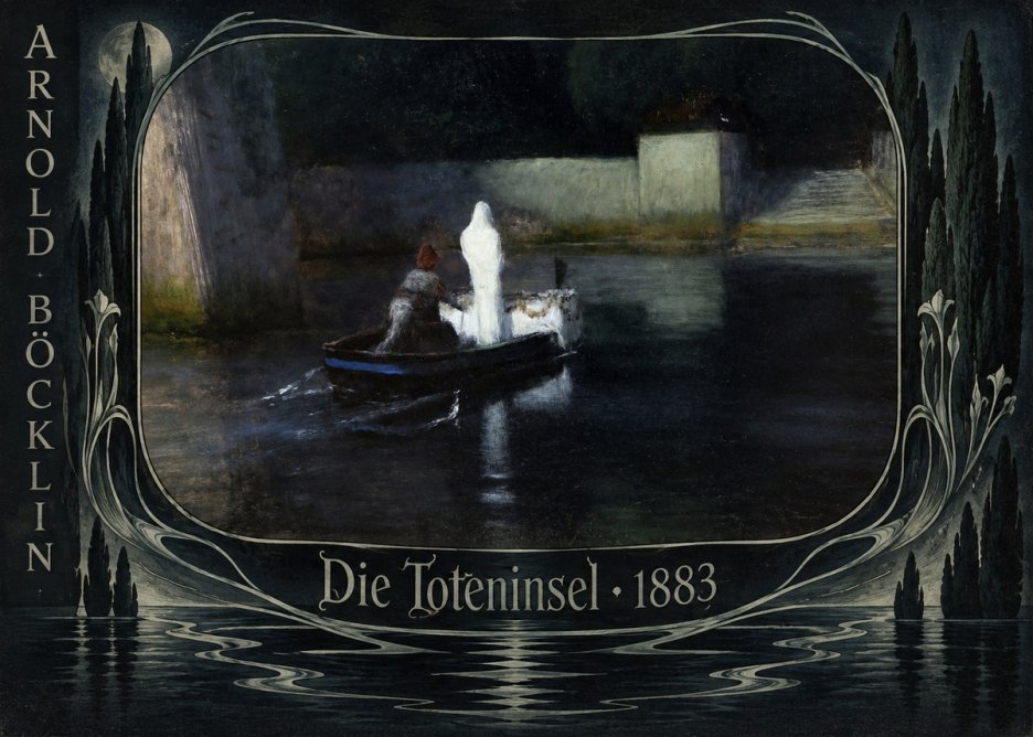 Arnold Böcklin Die Toteninsel III No6 - Plakát