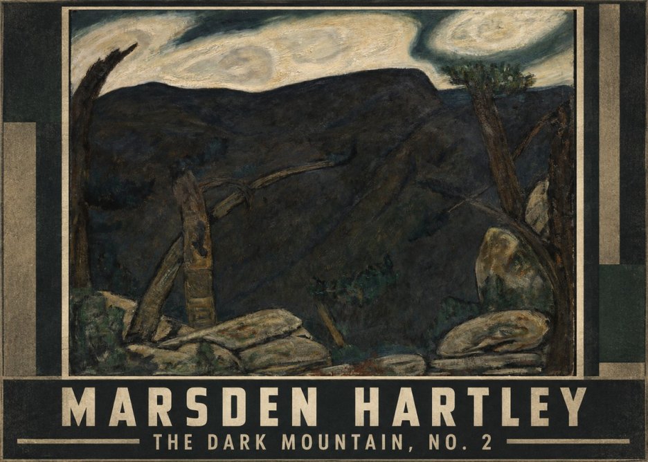 Marsden Hartley The Dark Mountain, No. 2 No1 - Plakát