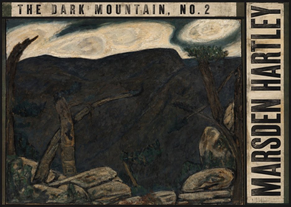 Marsden Hartley The Dark Mountain, No. 2 No3 - Plakát